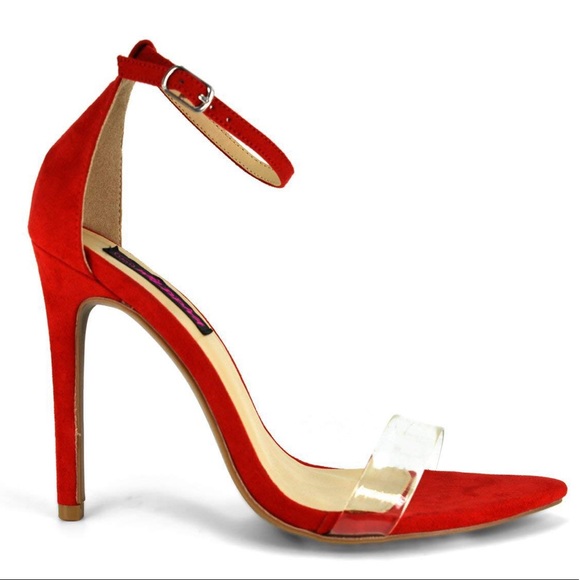 NWT Wild Diva Ankle Strap Stiletto Heel Sandal - Picture 3 of 3